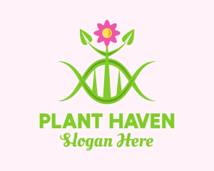 Sharp Green Plant logo design