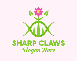 Sharp Green Plant logo design