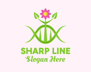 Sharp Green Plant logo design