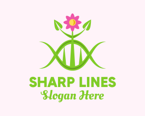 Sharp Green Plant logo design