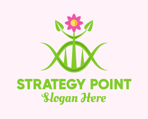 Sharp Green Plant logo design