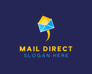 Flying Envelope Mail  logo