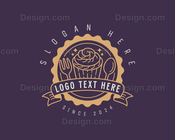 Cupcake Pastry Bakeshop Logo