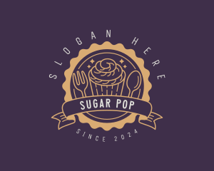 Cupcake Pastry Bakeshop logo design