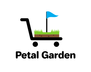 Golf Cart Flag logo design