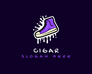 Shoe Footwear Sneaker logo design