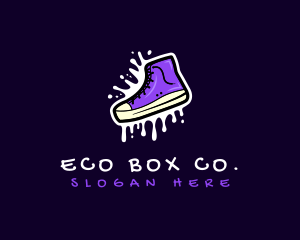 Shoe Footwear Sneaker logo design