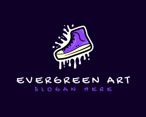 Shoe Footwear Sneaker logo design