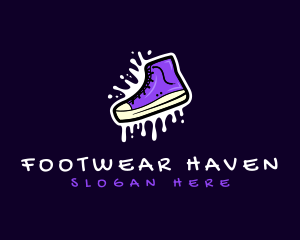 Shoe Footwear Sneaker logo design