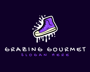 Shoe Footwear Sneaker logo design