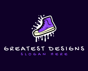 Shoe Footwear Sneaker logo design