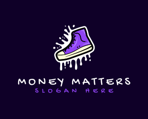 Shoe Footwear Sneaker logo design