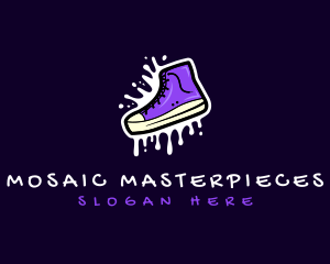 Shoe Footwear Sneaker logo design