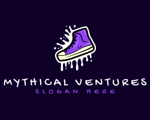 Shoe Footwear Sneaker logo design