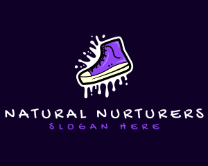 Shoe Footwear Sneaker logo design