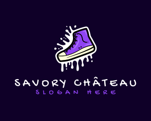 Shoe Footwear Sneaker logo design