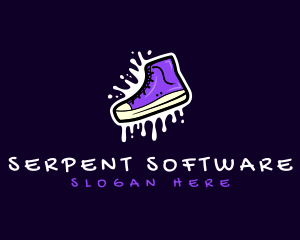 Shoe Footwear Sneaker logo design