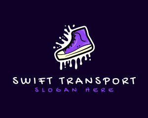 Shoe Footwear Sneaker logo design