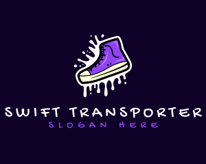 Shoe Footwear Sneaker logo design