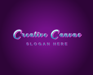 Creative Neon Bar Club logo design