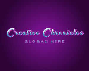 Creative Neon Bar Club logo design