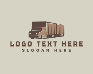 Delivery Freight Truck logo