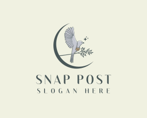 Postal Courier Pigeon logo design