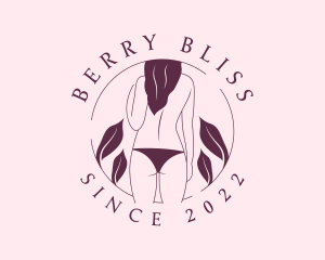 Bikini Topless Woman logo design