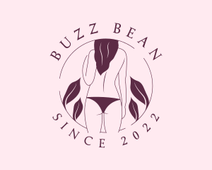 Bikini Topless Woman logo design