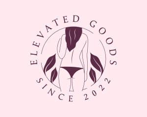 Bikini Topless Woman logo design