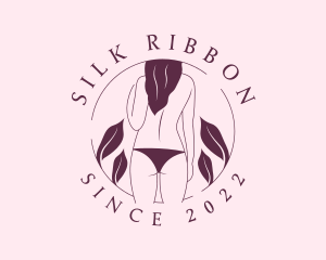 Bikini Topless Woman logo design