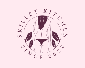 Bikini Topless Woman logo design