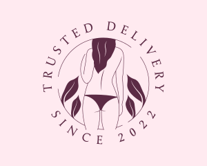 Bikini Topless Woman logo design