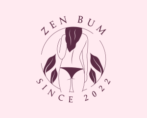 Bikini Topless Woman logo