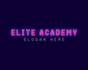 Neon Pink Wordmark Logo