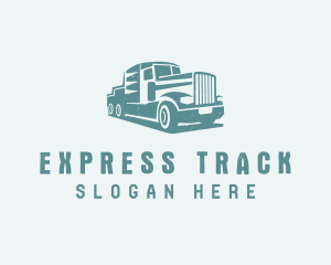 Freight Courier Trucking logo design