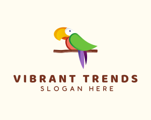 Parrot Bird Wildlife logo