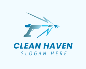 Power Wash Cleaning logo design