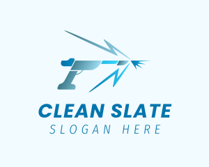 Power Wash Cleaning logo design