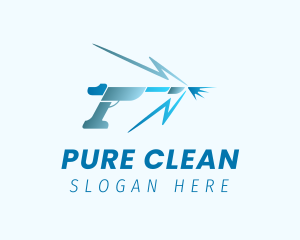 Power Wash Cleaning logo design