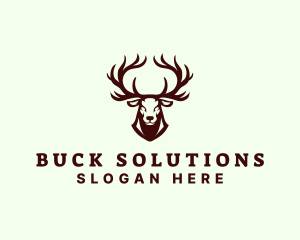 Wild Buck Deer  logo