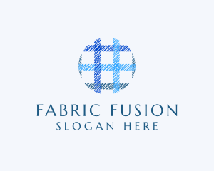 Clothing Plaid Pattern logo design