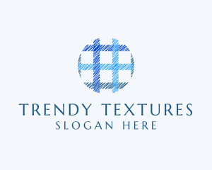 Clothing Plaid Pattern logo design