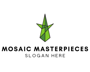 Glass Mosaic Tree  logo design