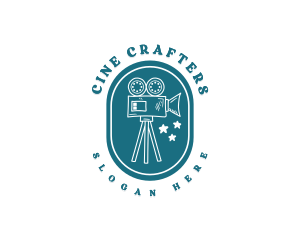 Doodle Cinema Camera logo design