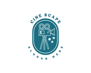 Doodle Cinema Camera logo design