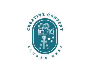 Doodle Cinema Camera logo design