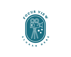 Doodle Cinema Camera logo design