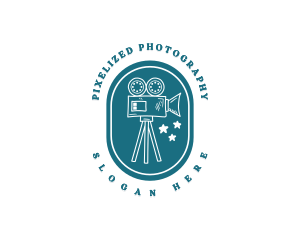 Doodle Cinema Camera logo design