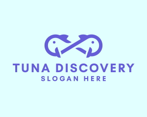 Infinity Aqua Fish  logo design